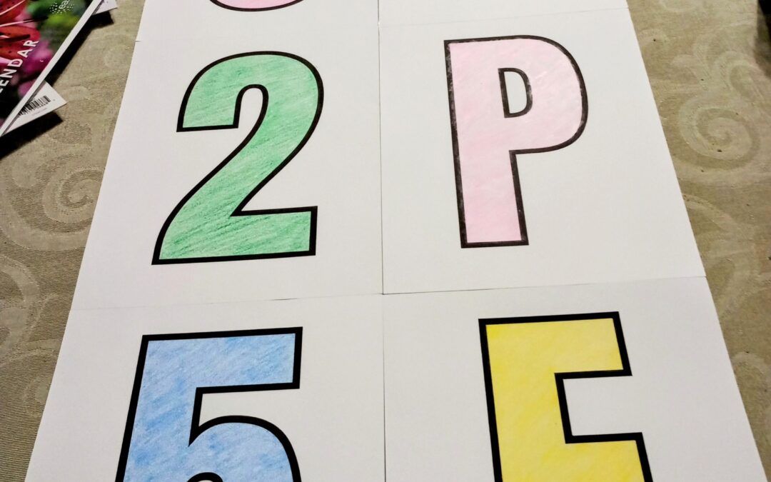 Completed 2025 hope banner on table