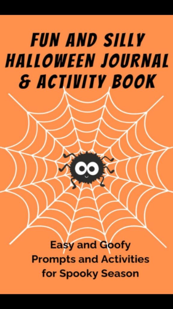 Book cover for Fun and Silly Halloween Journal and Activity Book