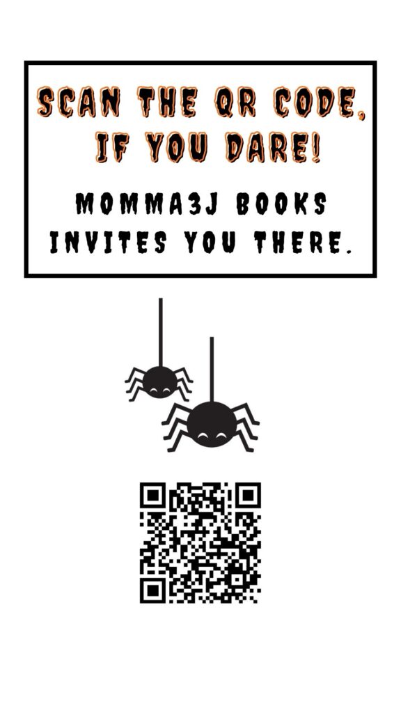Scan the QR code to view all journals and activity books available on Amazon from Momma3J Books